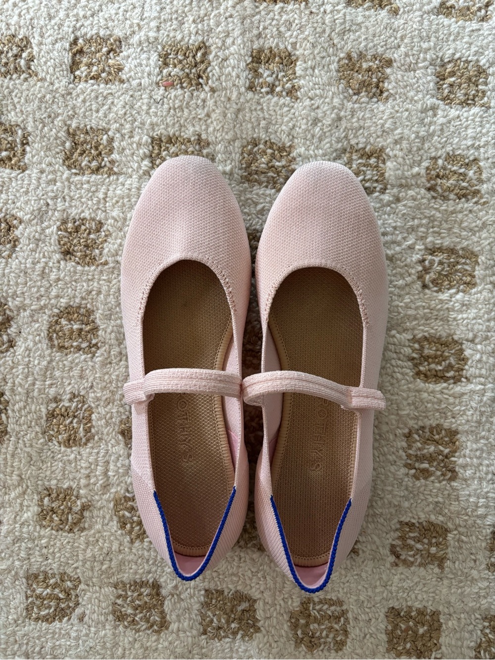 Rothy’s Pink Mary Jane Ballet Flats